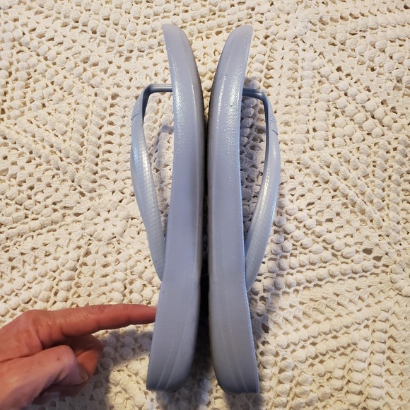 FitFlop Sandals Womens Size 9 Lilac Microwobbleboard Flip Flops Comfort Shoes - Picture 5 of 6